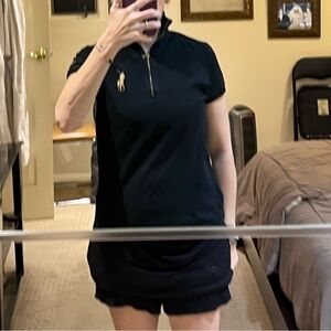 Ralph Lauren Golf Half Zipper Short Sleeve Polo.